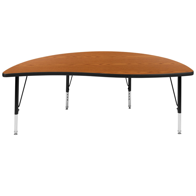 Table d'activité Goddard, Chêne, Non, L 47,5 po x P 48 po x H 16,25 po - 25,25 po
