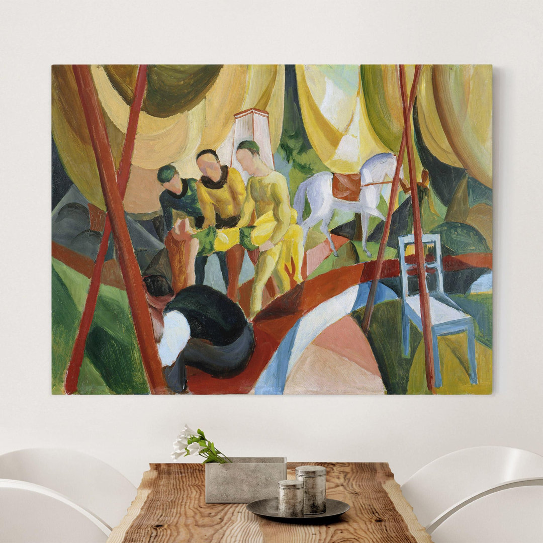 Leinwandbild Circus von August Macke