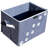 Large Dog Toys Storage Box 16" X 12" Pet Toy Storage Basket With Lid. Perfect Collapsible Canvas Bin For Cat Toys And Accessories Too