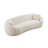 3 seater sofa Modern combination Half Moon casual teddy wool sofa curved sofa-102509428