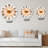 Minimal Orange Radiant Sun II - Modern wall clock-60329096