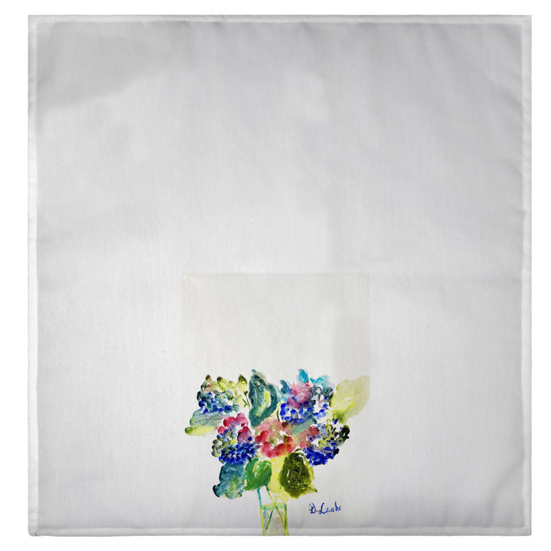 Serviette d'invité Vase d'Hortensias