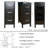 Aidin 72’’ Double Bathroom Vanity Set with Vessel Sink, Faucet, Drain-1040150010-1040150011