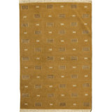 Hand-Knotted High-Quality Gold Area Rug