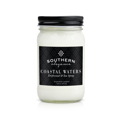 Champagne Dreams Driftwood & Sea Spray Scented Jar Candle