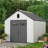 iYofe 8 ft. W x 10 ft. D Resin Storage Shed