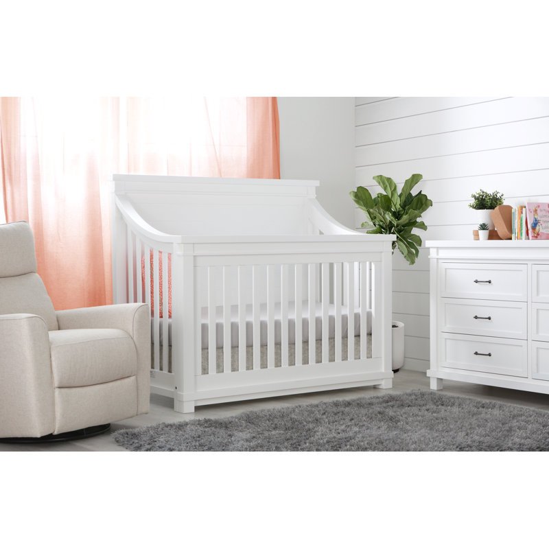 Rowan 4-in-1 Convertible Crib, White