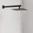 Wall Mount High-Pressure Rainfall Shower Faucet, Dual Showerheads System with Handheld Shower-92522939
