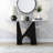 48'' Glass Top Console Table