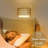 Gold Floor Lamps For Living Room With Remote & Dimmable Led Bulb, Modern Arc Floor Lamp With 3 Color Temperatures, Standing Lamp With Rattan & Fabric Shades, Adjustable Tall Lamp For Bedroom