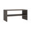 Petit range-chaussures de 23,6 po de largeur avec trois tablettes ouvertes, moderne et compact pour un vestibule ou un placard-128935190