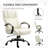 Vinsetto Big And Tall Office Chair With Wide Seat, Executive Computer Chair With Adjustable Height, Swivel Wheels And Linen-544362485