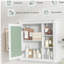 Armoire à pharmacie de salle de bain avec miroir, armoire à miroir murale avec rangement, armoire de rangement blanche pour salle de bain