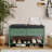 4 Pair Upholstered Shoe Storage Bench-116304481
