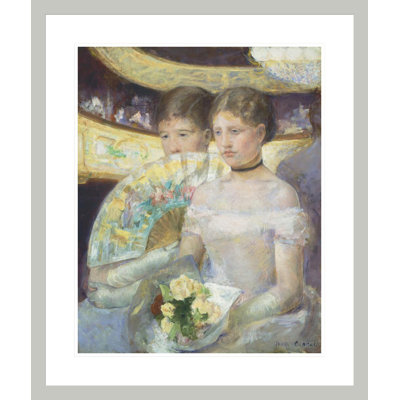 The Loge by Mary Cassatt -Framed Giclee Print