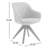 Hayek Upholstered Swivel Armchair-387612661-387612651