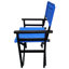 Chaise pliante en bois avec coussin d'assise en toile noire - Paquet de 2. Pratique. Dimensions : 51 cm x 58 cm x 91 cm. Poids : 6,5 kg (2 chaises). Durable. Facile à transporter.