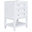 Meuble-lavabo de 24 po avec lavabo, armoire de rangement avec tiroir et tablette ouverte 24 po