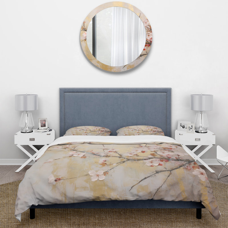 Ensemble de housse de couette Apple Blossom Harmony III - Microfibre de polyester