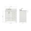 Ensemble de meuble-lavabo simple 37 po Abshire-93359242