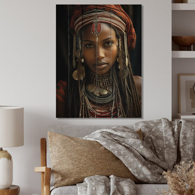 Irmtraut, tribus d'Afrique, Samburu, Kenya I sur impression sur bois