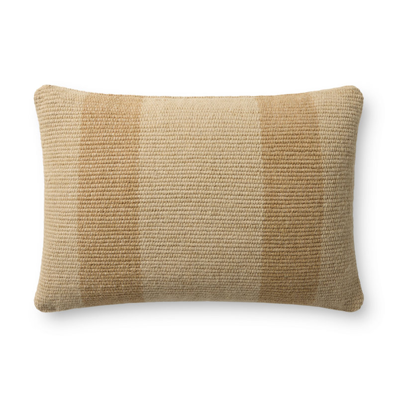 Leanne Ford x Loloi Mistwood Decorative Pillow, Beige, Down Blend