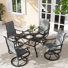 Ensemble de 4 fauteuils de salle à manger Avionce