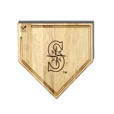 Full Size (17" x 17") Home Plate Cutting Board With Trough