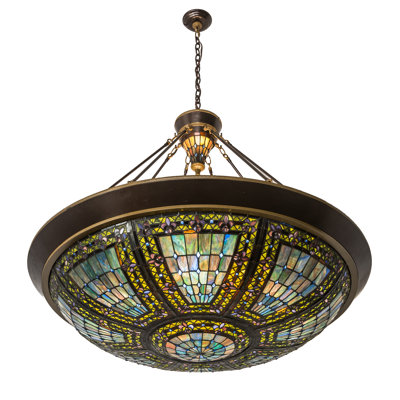 Luminaire suspendu 10 lumières Fleur-de-lis