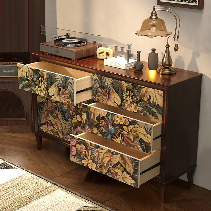 Armoire de rangement de salon rétro