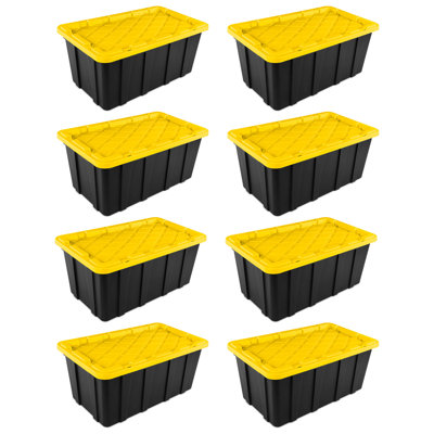 Sterilite Industrial Stackable Storage Tote Lidded Containers