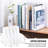 Clear File Organizer Desk Organizer And Storage Bins Holding For Magazines, Binders, Notebooks, Envelopes, Plastic Office Organization And Storage For Desk, 4 Pack