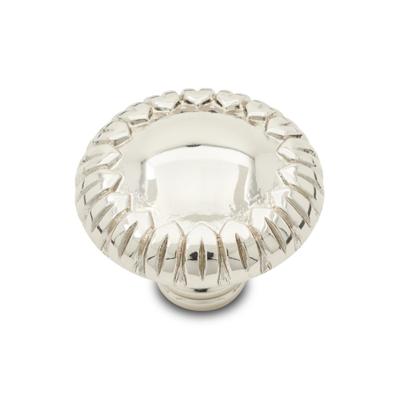 CK Series 1 1/2" Diameter Mushroom Knob, Polished Nickel, Large