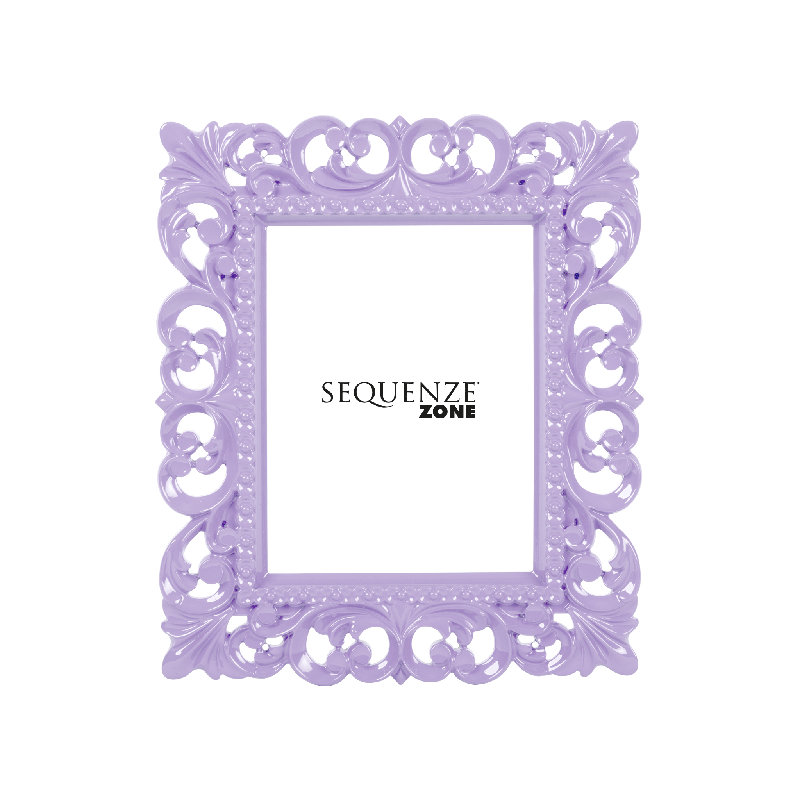 Embossed Picture Frame, Lilac