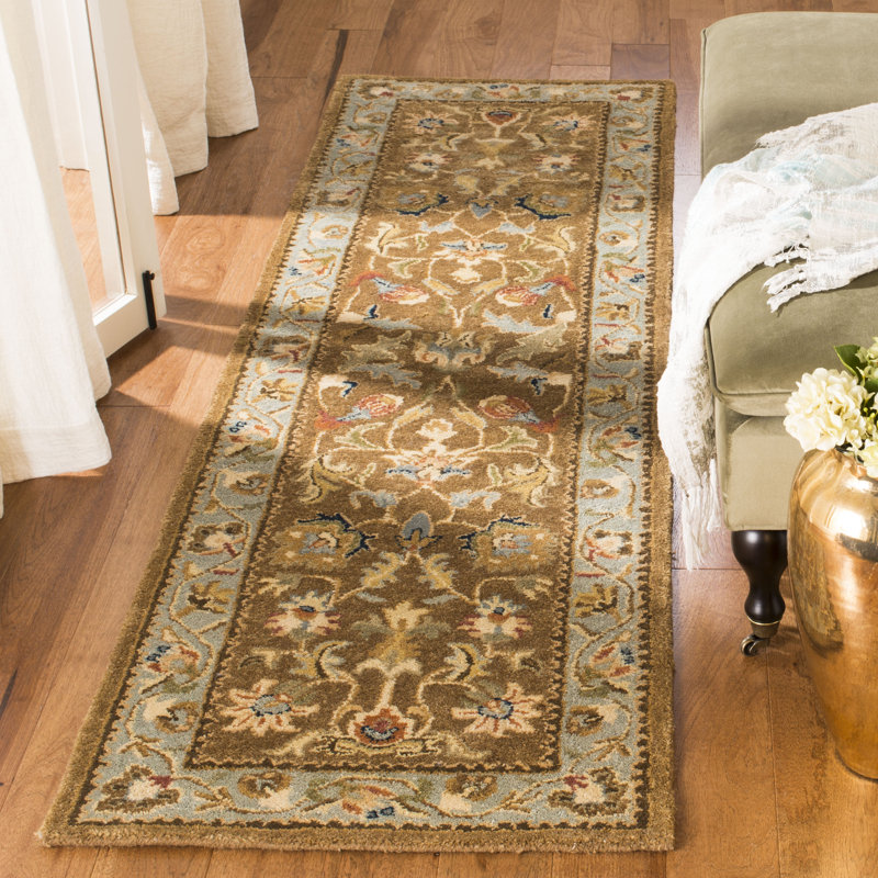 Molter Bergama Hand Tufted Wool Oriental Rug, Runner 2'3" x 8'