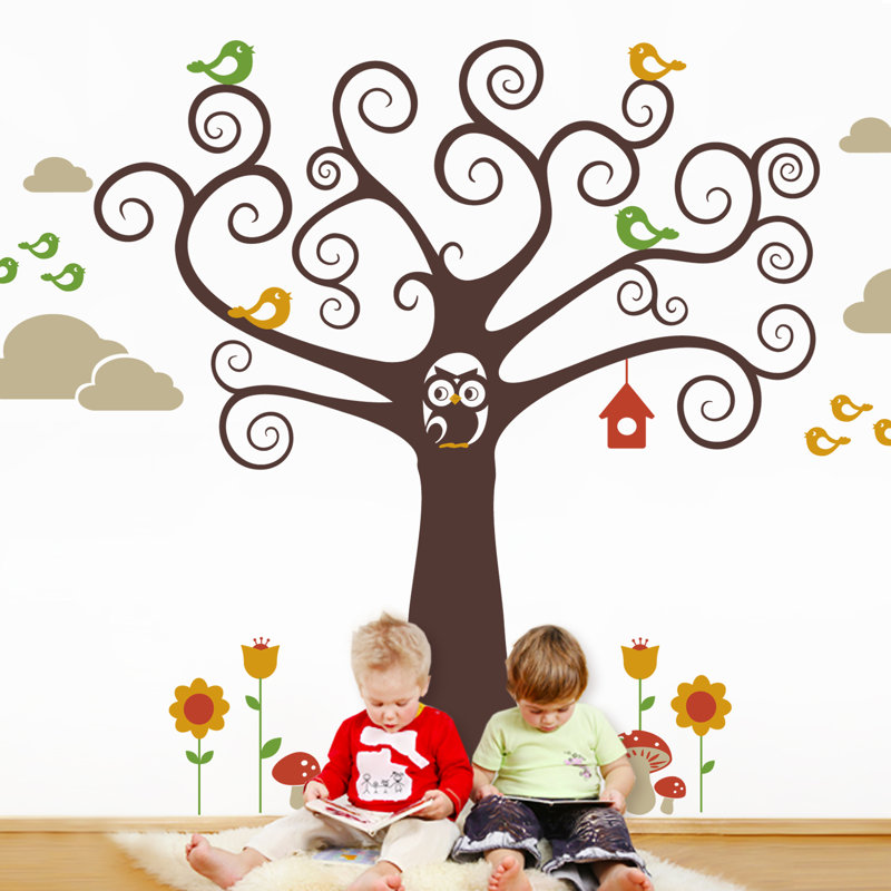 Décalcomanie murale pour enfants wonderlands