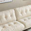 Coussin modulaire en velours cristal crème-1628507735