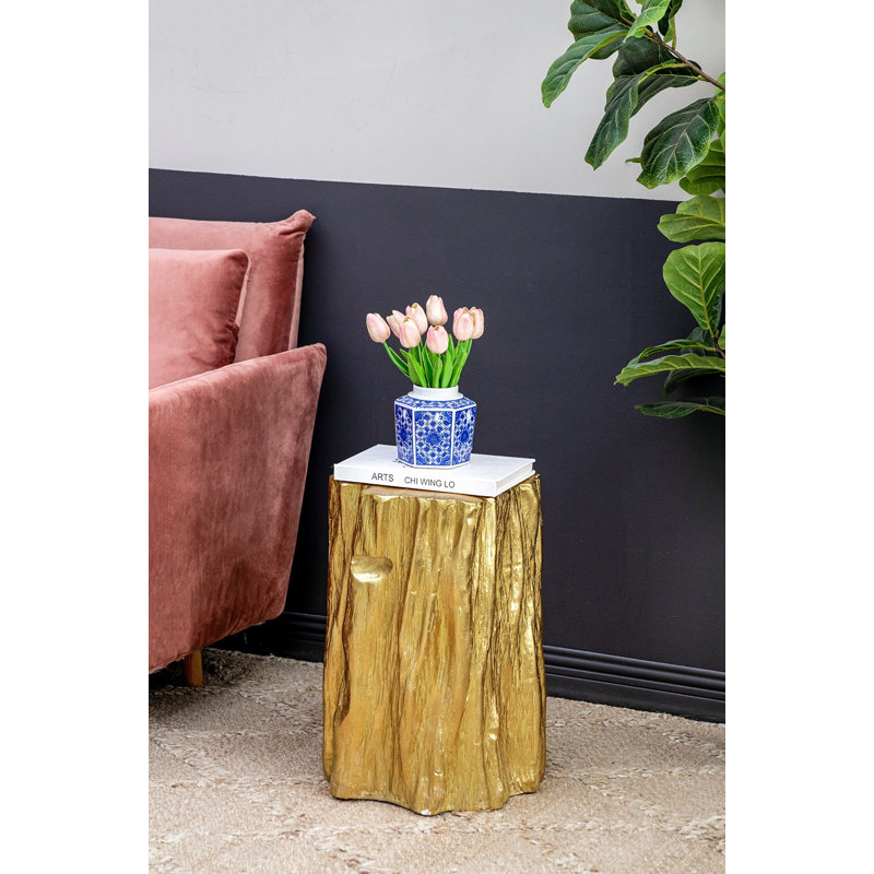 Emilyn End Table, Gold