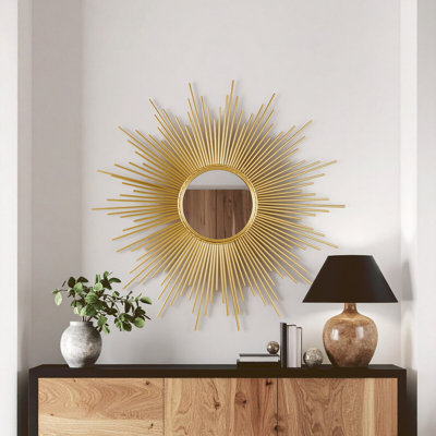 Brazoria Solid Wood Flat Mirror