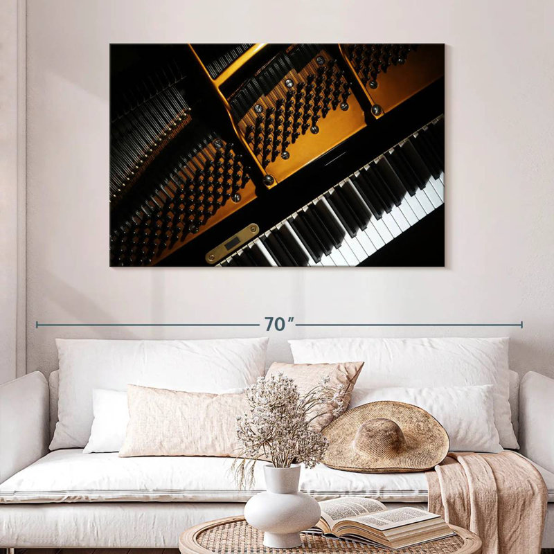 Abarca à l'intérieur du piano, H 32 po x l 48 po