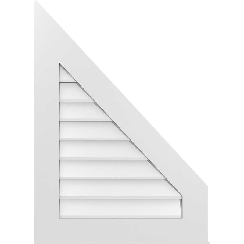 Évent en poire non-fonctionnel Signature, H 1 po x L 34 po x l 24 po