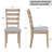 9-Piece Solid Wood Dining Set With Ladder Back Chairs-929857061-929857062-929857063