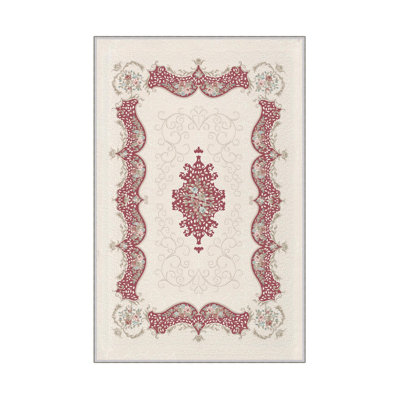 Tapis d'entrée de qualité supérieure, 2,6 x 4,9 pieds, 100% polyester, 650 gr / m² | Pois antibactérien antidérapant en PVC, d'une hauteur de poils de 0,3 po | Lavable à la machine, impression numérique 3D, durable et élégante pour la décoration intérieure