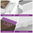 LED Square Coffee Table With 2 Sliding Drawers Storage For Living Room-1061457693-1061907682