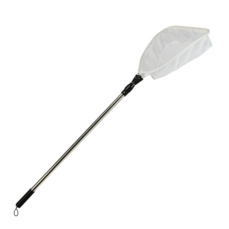 Heavy-Duty Extendable Stainless Steel Pond Skimmer Net