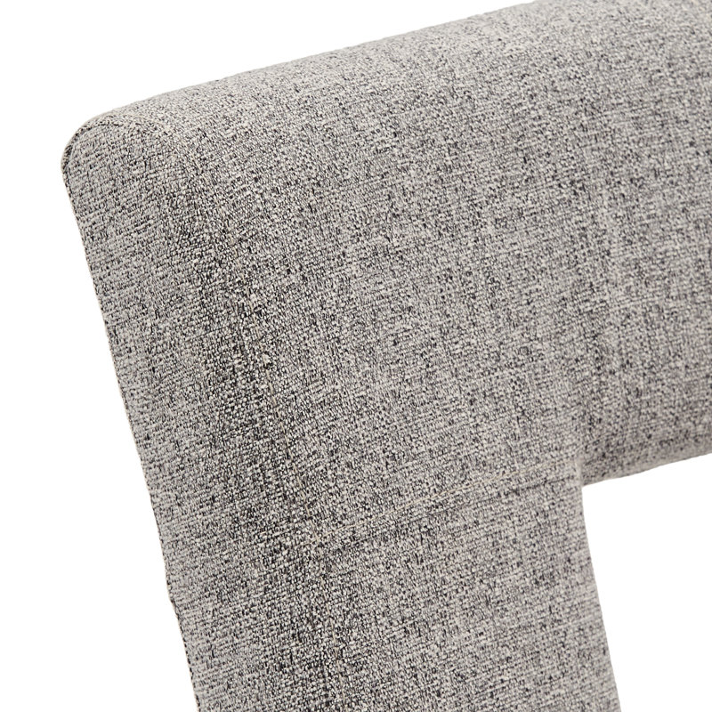 Alsion 20'' H Fabric Upholstered Side Chair, Gray