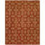 Kuo Damask Area Rug in Brown-1997301547