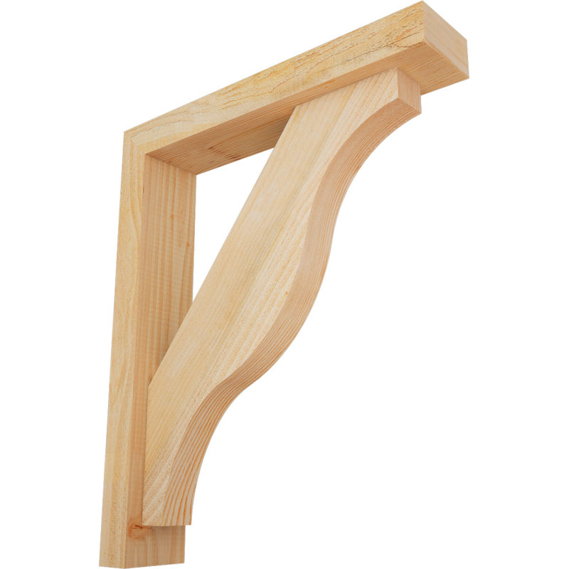Support Funston Block avec support décalé, 24 x 20, Sapin Douglas de l 4 po (scié brut)