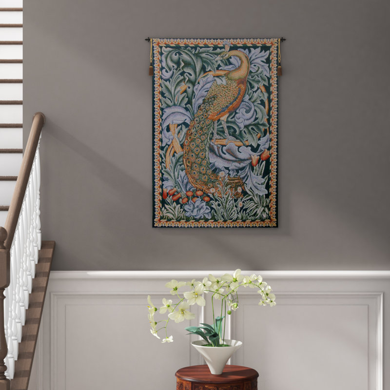 Loom Woven Cotton Blend Wall Hanging, 39" H x 29" W x 0.1" D