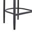 Tabouret de bar d'extérieur à hauteur de comptoir Volker en aluminium avec coussins gris - ensemble de 3-548350547